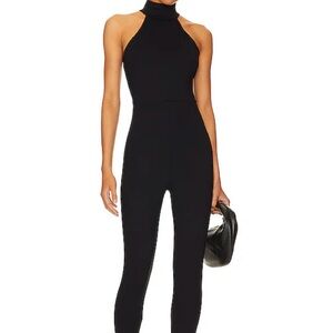 Susana Monaco  Navy  mock neck Jumpsuit